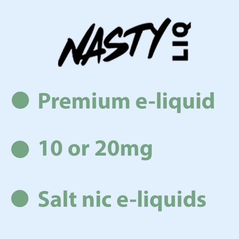 Nasty Liq E-liquid info UK