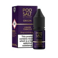 Pod Salt ORIGIN Liquor Tobacco Nic Salt 10ml E-liquid